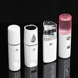 Portable Nano Air Humidifier Cooling Mini Facial Steamer For Home Office USB Rechargeable Mister Fogger Mist Maker Face Spray Beauty Tool