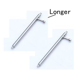 1000pcs Stainless Steel Watch Spring Bar Pins for Watch Strap Bands longer stick handle Strong 10mm 12mm 16mm 18mm 20mm 22.6mm 24mm