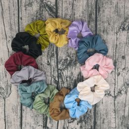 Solid Baby Headbands Bohemia Bowknot Hairband Nylon Elastic Girl Headbands Fashion Head Wrap Newborn Headwear Hair Accessories 18 Colour 5563