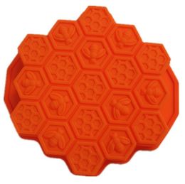 Honeycomb Honey Soap Moulds Practical Low Temperature Resistant Baking Moulds Easy To Clean Silicone Cake Mould Popular SN3201