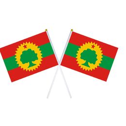 Hand Held Oromo Flag with Plastic Poles , High Quality Hanging All Countries Outdoor Indoor Advertising , Free Shipping