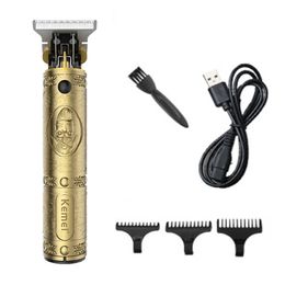 Kemei Barber Shop Oil Head Electric Hair Trimmer Professional Haircut Shaver Carving Hair Beard Machine Tool Wholesale Tondeuse Homme