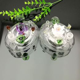 Europe and Americaglass pipe bubbler smoking pipe water Glass bong Glass flower bed pot