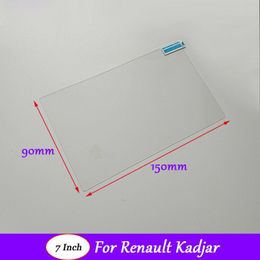 Internal Accessories For Renault Kadj Car GPS Navigation Screen Glass HD Clear Protective Film 7 inch