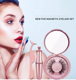 in stock! Magnetic Eyeliner magnet eyelash suit magnetic false eyelash magnetic Eyeliner set magnet eyelash free shipping