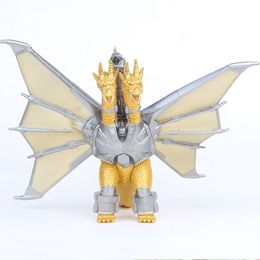 Mechanical Three-headed Dragon Action Figures Gojira King Quidola Dinosaur Monster PVC Movable Doll