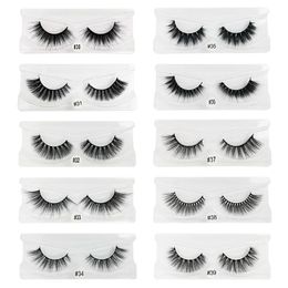 Wholesale 20 Pairs 3D Mink Lashes Bulk Mix Eyelash Styles Natural False Eyelashes Extension Makeup Soft Dramatic 15mm Mink Eyelashes