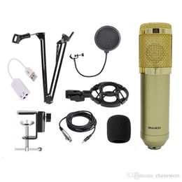 bm 900 microphones wired recording microphone sound studio with shock mount holder set for recording kit ktv karaoke