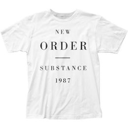 -T-shirt da uomo Authentic Order Sostanze di ordine 1987 Cover record T-shirt S M L x 2x tondo t-shirt maglietta