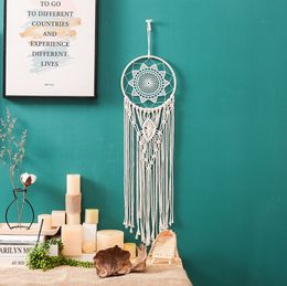 The latest size 83X20CM tapestry, hand-woven European and American style dream catcher wall hanging decoration, support customization