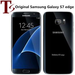 Refurbished Original Samsung Galaxy S7 Edge unlocked smart phone G935F G935A G935T G935V 5.5 inch super AMOLED 4GB RAM 32GB ROM 4G LTE 8pcs