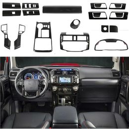 ABS Car Central DashBoard Decoration Kit Carbon Fibre For Toyota 4Runner Interior Accessories