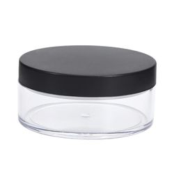 Plastic Empty Loose Powder Pot With Sieve Cosmetic Makeup Jar Container Travel Refillable Perfume Cosmetic Sifter