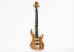 Wholesale Customised high quality neck pass 5 string electric bass guitar with free shipping