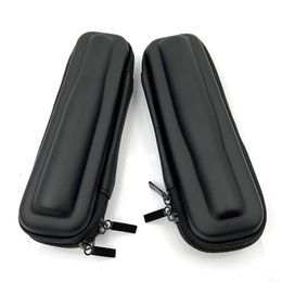Black Mini Slim Case Small EGo Leather Zipper Carry Bag Kit