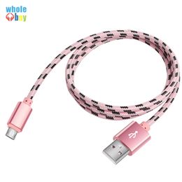 1m Lattice Braided Charging data Cable Type-c/Micro Fast chargering for samsung