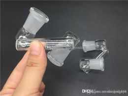 Smoking downstem female to female drop down glass adapter 18mm to 14mm female joint for glass water oil rig bongs pipes