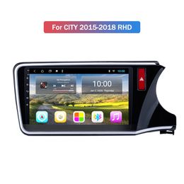 Android 10" 2Din Car Video Radio For Honda CITY 2015-2018 RHD WiFi Stereo GPS Multimedia Player