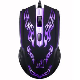 2020 hot 139 USB luminous gaming optical wired mouse computer accessories mouse mice black shipping free