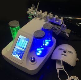 7 Colors LED Face Mask Hydra Dermabrasion Oxygen Jet Peel BIO Lifting Ultrasound RF Cold Hammer 7 IN 1 Microdermabrasion Skin Care Machine