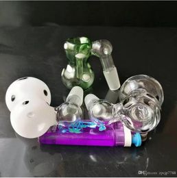 Colour point plug glass bongs accessories , Wholesale glass bongs accessories, glass hookah, water pipe smoke free shipping