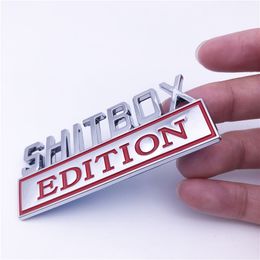 SHITBOX EDITION Badges emblem car stickers