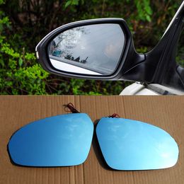 For Hyundai Mistra Car Rearview Mirror Wide Angle Hyperbola Blue Mirror Arrow LED Turning Signal Lights
