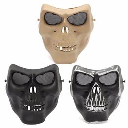 Tactical Skull Skeleton Full Face Security Mask War Game Hunting Costume Party