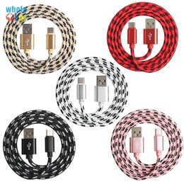 3m Lattice Braided Charging data Cable Type-c/Micro Fast chargering for samsung