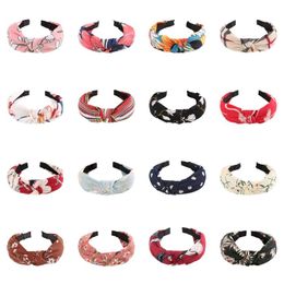 2020 Boho Headbands for Women 79 Styles Floral Criss Cross Knotted Hairwrap Elastic Wide Turban Hair Bands Ladies Girls Hair Accessories