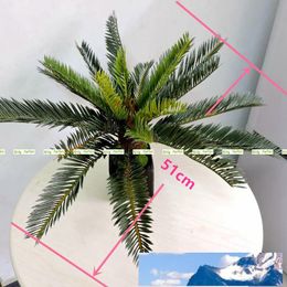 Artificial Phoenix Coconut Palm Cycas Fern Plant Tree Home Outdoor Sago Office Furniture Decor Bush Green