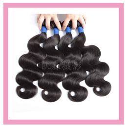 Malaysian Four Bundles Body Wave Straight Virgin Human Hair 4 Pieces/lot Hair Wefts Unprocessed Hair Products Natural Colour