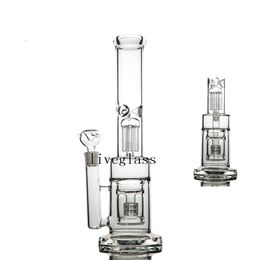 Big Tall Thick Glass Bongs Hookah Dab Oil Rigs Smoking Accessories Pipes Chicha Glass Water Pipes Recycler Bubbler 18MM Bowl