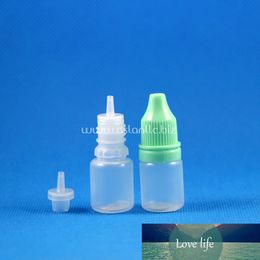 Plastic Dropper Bottles Tamper Evidence Cap Long Thin Needle Tip Nozzle For e Liquid Drop Vapor e-Liquide