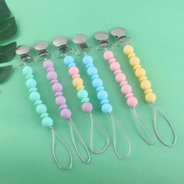 INS 20pcs/lot Silicone baby pacifier chain clip Baby Teething Infant Baby Gracious Pacifier Holder Nipple Holder Kids Chew Toys