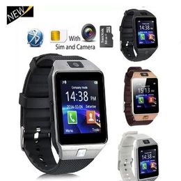 DZ09 SmartWatch Android GT08 U8 A1 Смарт Часы браслет SIM Интеллектуальный мобильный телефон часы может записывать состояние сна