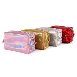 Laser Deisgn Transparent Travel Bag Girl Waterproof Jelly Bags PVC Cosmetic Bag For Female Makeup Bag