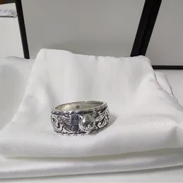 2022 anelli 925
 Di vendita caldo capo della tigre 925 Sterling Silver Ring coppia di personalità Retro Man Anello e Anello Donna gioielli di moda del rifornimento