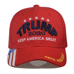 15styles Trump Baseball Cap Keep America Great Again Caps 2020 Campaign USA 45 American Flag Hat Canvas Embroidered Party Hats GGA3611-1