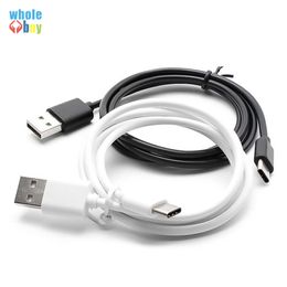 2M Black White Injection Moulding data cable Micro/ 3.1 Type C USB Data Sync Charger Cable For most Android Phone