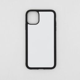 Blank Case for iPhone11 /6.1inch 2D Sublimation Print Hard Plastic Phone Case with Metal Insert Mobile Phone Shell