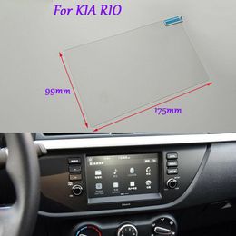 Internal Accessories For KIA RIO Car GPS Navigation Screen Glass Clear Protective Film 8 inch