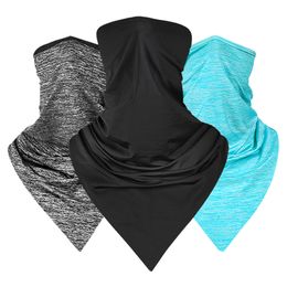 Summer Cycling Headwear Anti-sweat Breathable Cycling Caps Running Bicycle Bandana Sports Scarf Face Mask For Men Women