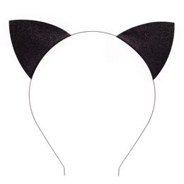 Cute Lovely Glitter Cat Ears Headband Glitter Hair Bands Headbands Head Hoop Clasps Party Custom Decoration LX2553