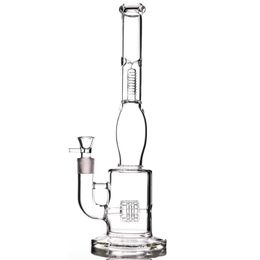 Manufacture hookahs Honeycomb Bong Water Pipe With Tire Style And Diffuser Percolator Glass Bongs
