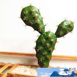 Fake DIY Miniature Succulents Fake Plant Artificial Cactus Floral Decor OFFICE ^
