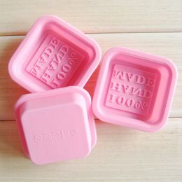 100% Handmade Soap Moulds DIY Square Silicone Moulds Baking Mould Craft Art Making Tool DIY Cake Mould WB2338