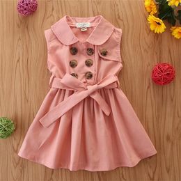 New Girl dresses Summer girls Short Sleeve Ruffle dress children baby Pullover Letter hoodies kids designer clothes girls 2 Colour