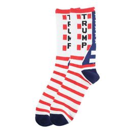 Trump 2020 Socks President MAGA Trump Letter Stockings Striped Stars US Flag Sports Socks MAGA Sock Party Favor Gifts CYZ2526