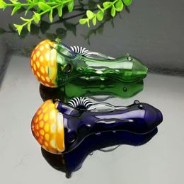 Painted honeycomb glass pipe Hot selling in Europe and Americaglass pipe bubbler smoking pipe water Glass bong